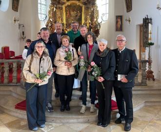 Die Jubelpaare aus Grafenwiesen